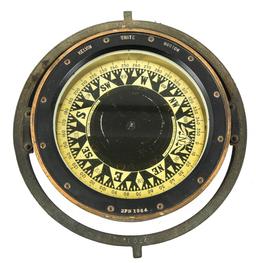 NAVAL COMPASS KELVIN & WILFRED BOSTON