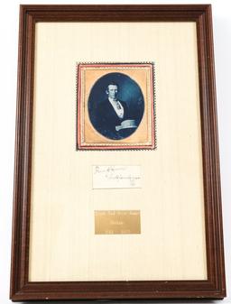 FRANK JAMES SIGNATURE - BROTHER OUTLAW JESSE JAMES