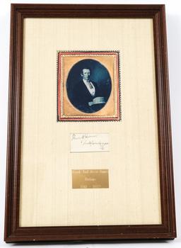FRANK JAMES SIGNATURE - BROTHER OUTLAW JESSE JAMES