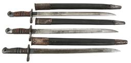 WWI BRITISH M-1913 REMINGTON BAYONET LOT OF 3