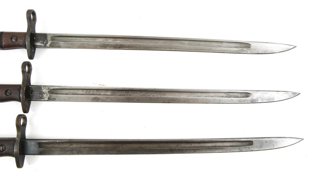 WWI BRITISH M-1913 REMINGTON BAYONET LOT OF 3