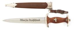 WWII GERMAN SA DAGGER RZM M7/2 EMIL VOOS