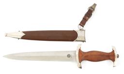 WWII GERMAN SA DAGGER RZM M7/2 EMIL VOOS
