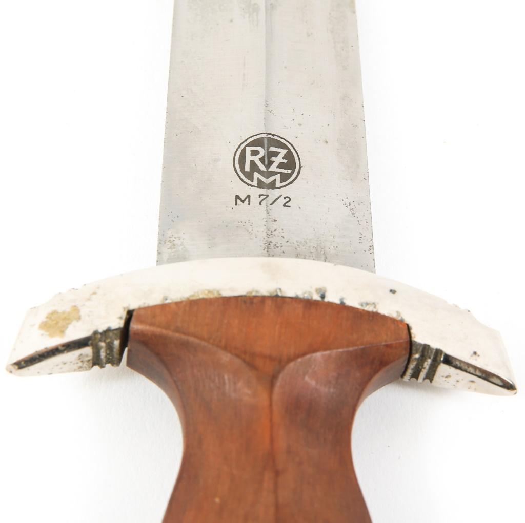 WWII GERMAN SA DAGGER RZM M7/2 EMIL VOOS