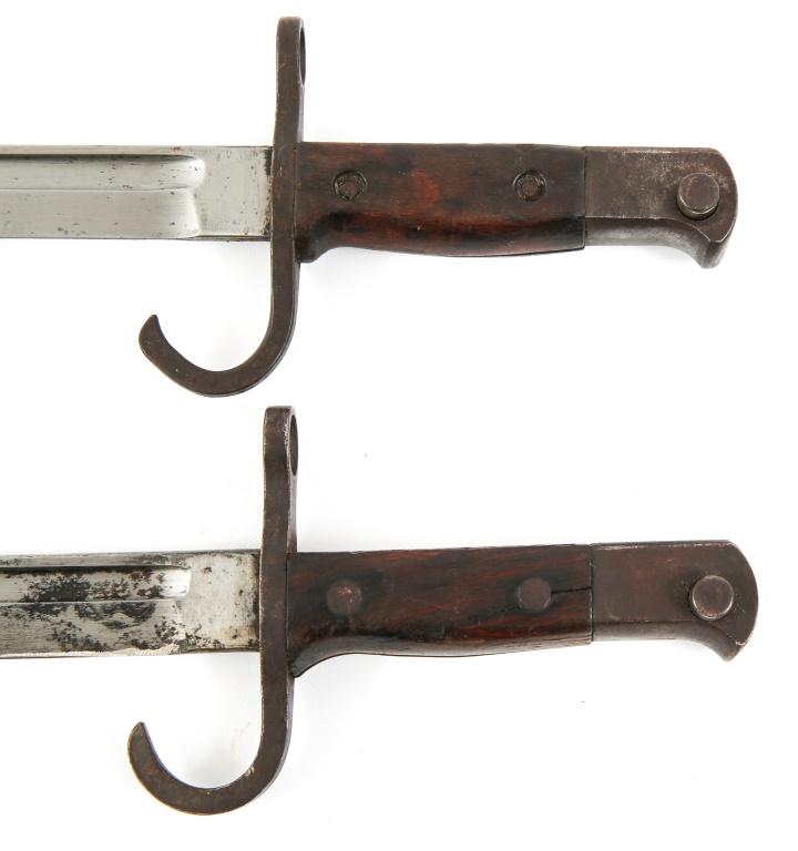 WWII JAPANESE TYPE 30 BAYONET & SCABBARD LOT OF 2