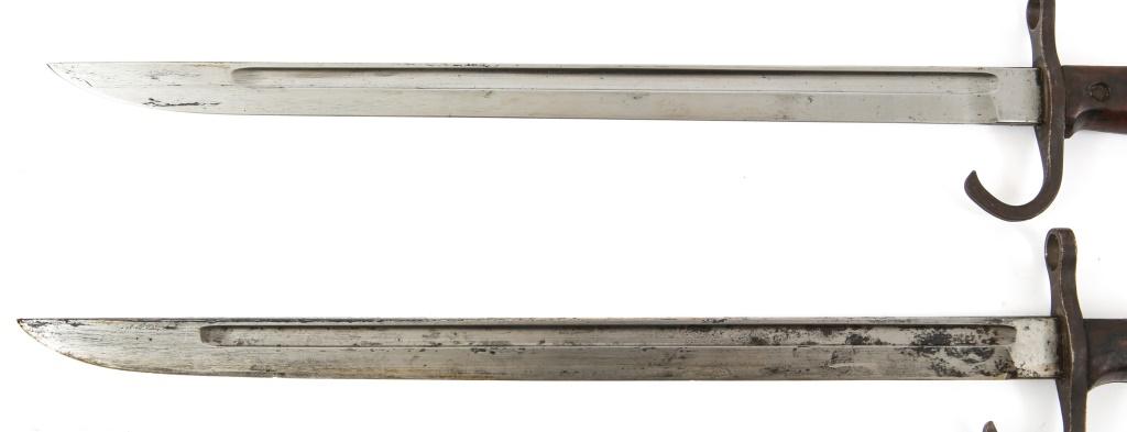 WWII JAPANESE TYPE 30 BAYONET & SCABBARD LOT OF 2