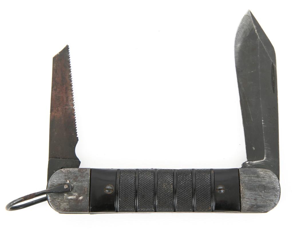 WWII USN COLONIAL PILOT SURVIVAL KNIFE LOT OF 2