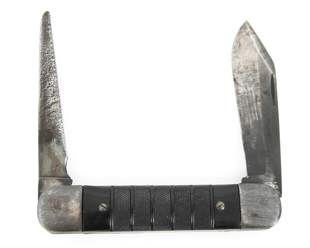WWII USN COLONIAL PILOT SURVIVAL KNIFE LOT OF 2