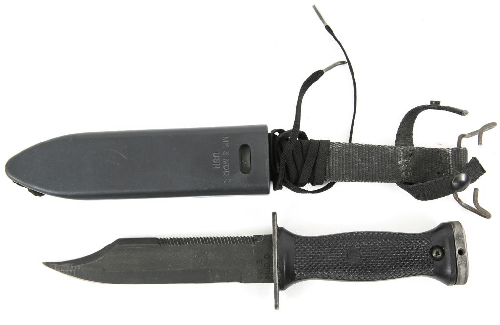 US ARMED FORCES BAYONET AND KNIFE LOT OF 3