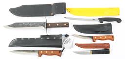 BW BAKER SVORD KNIFE MADE IN NEW ZEALAND LOT OF 5