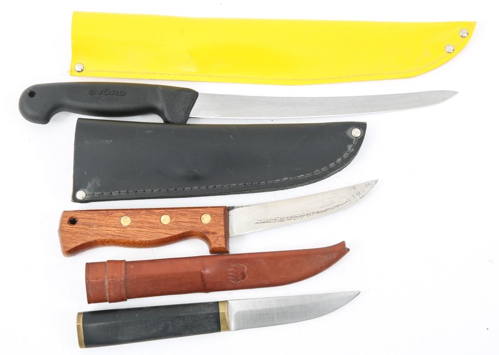 BW BAKER SVORD KNIFE MADE IN NEW ZEALAND LOT OF 5