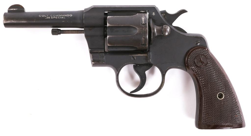 1942 WWII US COLT COMMANDO .38 SPECIAL REVOLVER