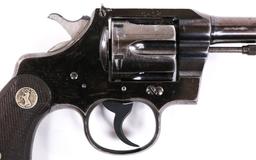 1914 BRITISH COLT OFFICERS MODEL .38 SPL REVOLVER