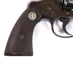 1914 BRITISH COLT OFFICERS MODEL .38 SPL REVOLVER