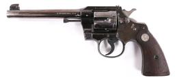 1914 BRITISH COLT OFFICERS MODEL .38 SPL REVOLVER