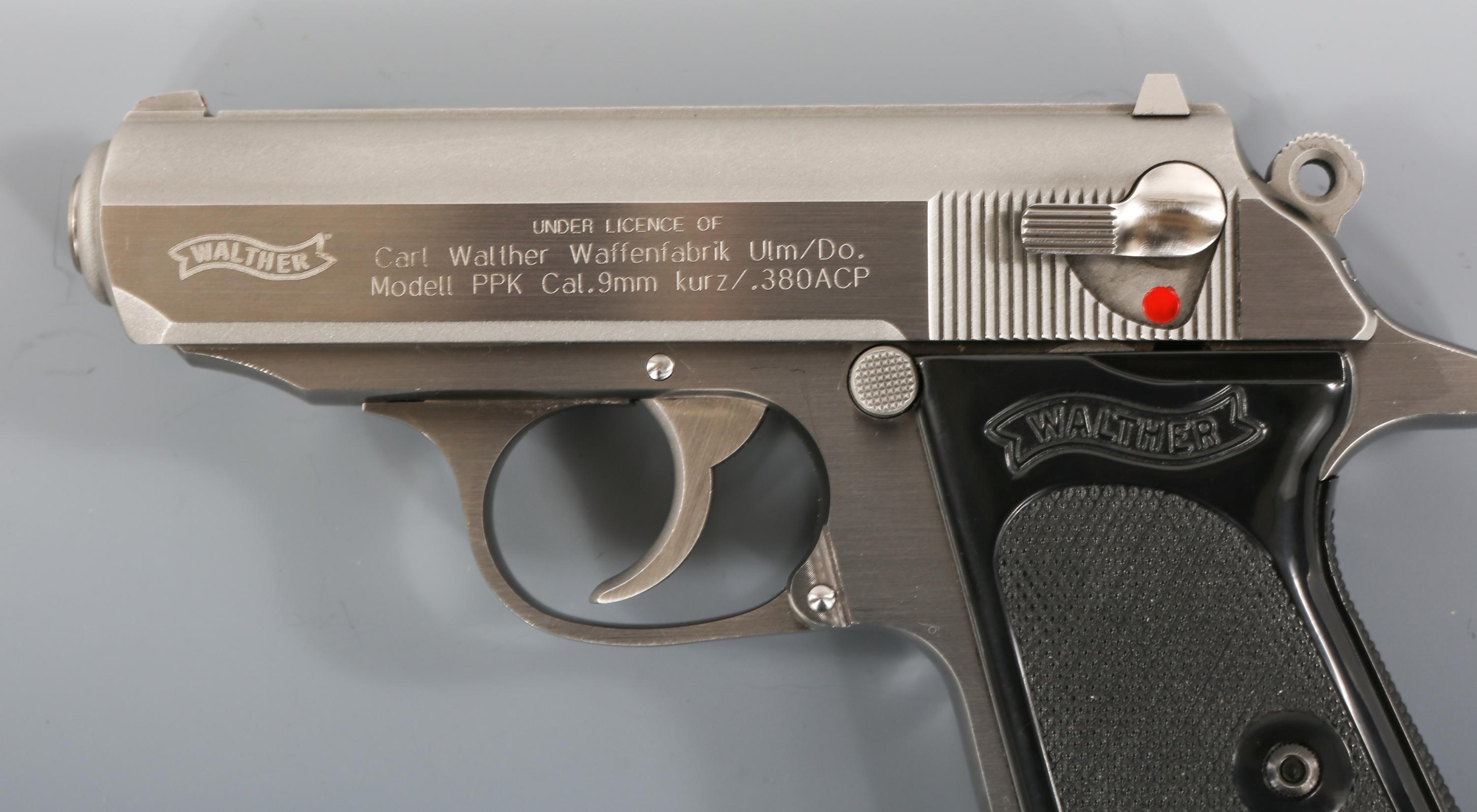 WALTHER MODEL PPK .380 ACP SEMI AUTOMATIC PISTOL