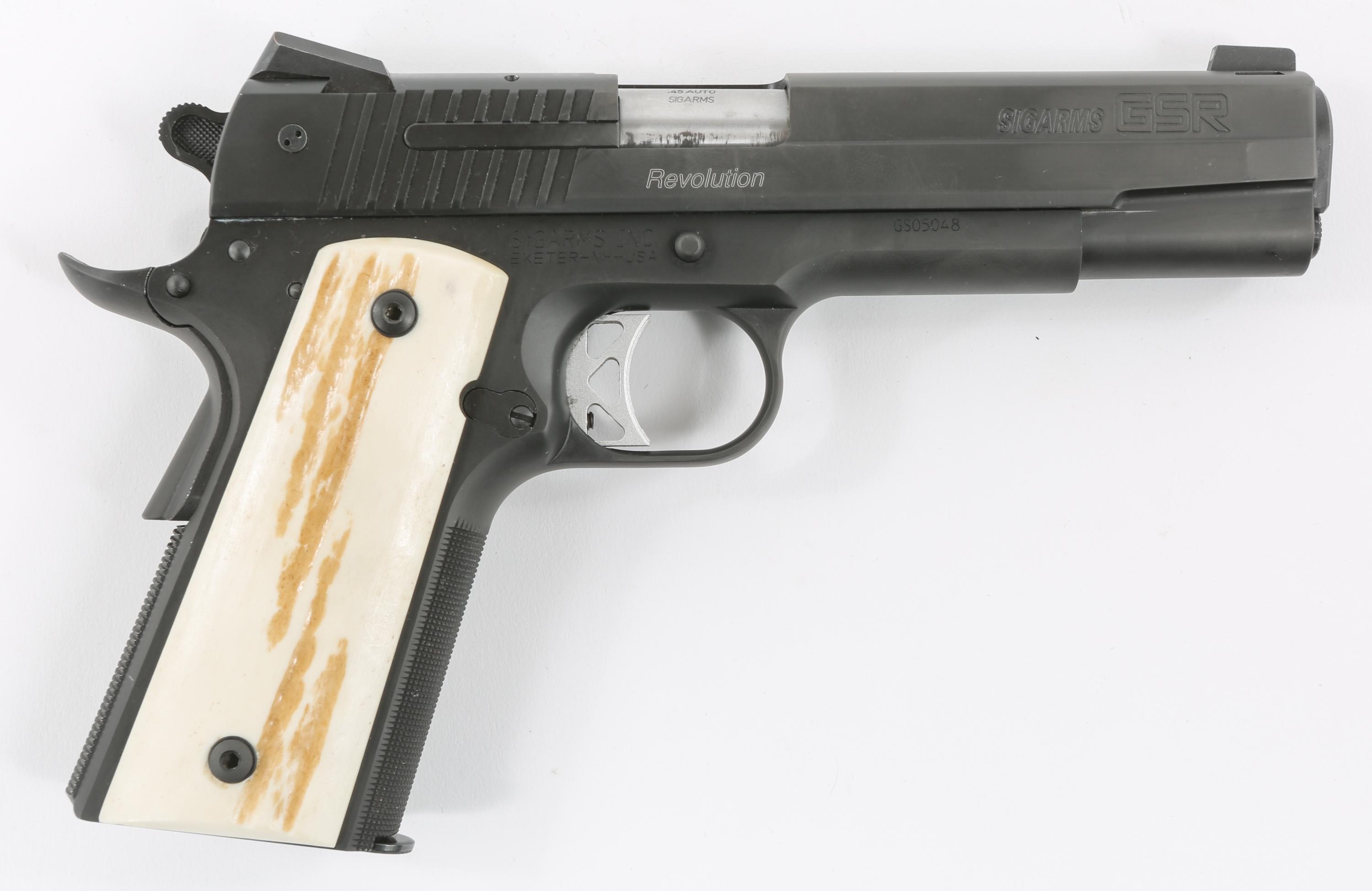 SIG ARMS 1911 GSR REVOLUTION .45 AUTO PISTOL