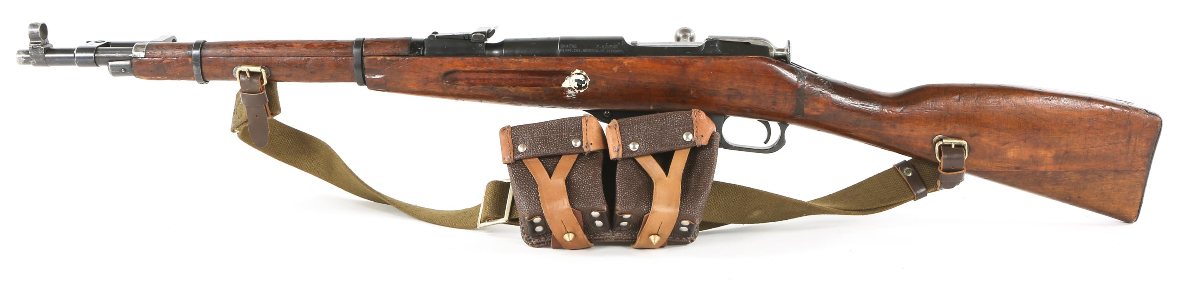 1953 HUNGARIAN FEG MODEL 44 7.62X54r RIFLE