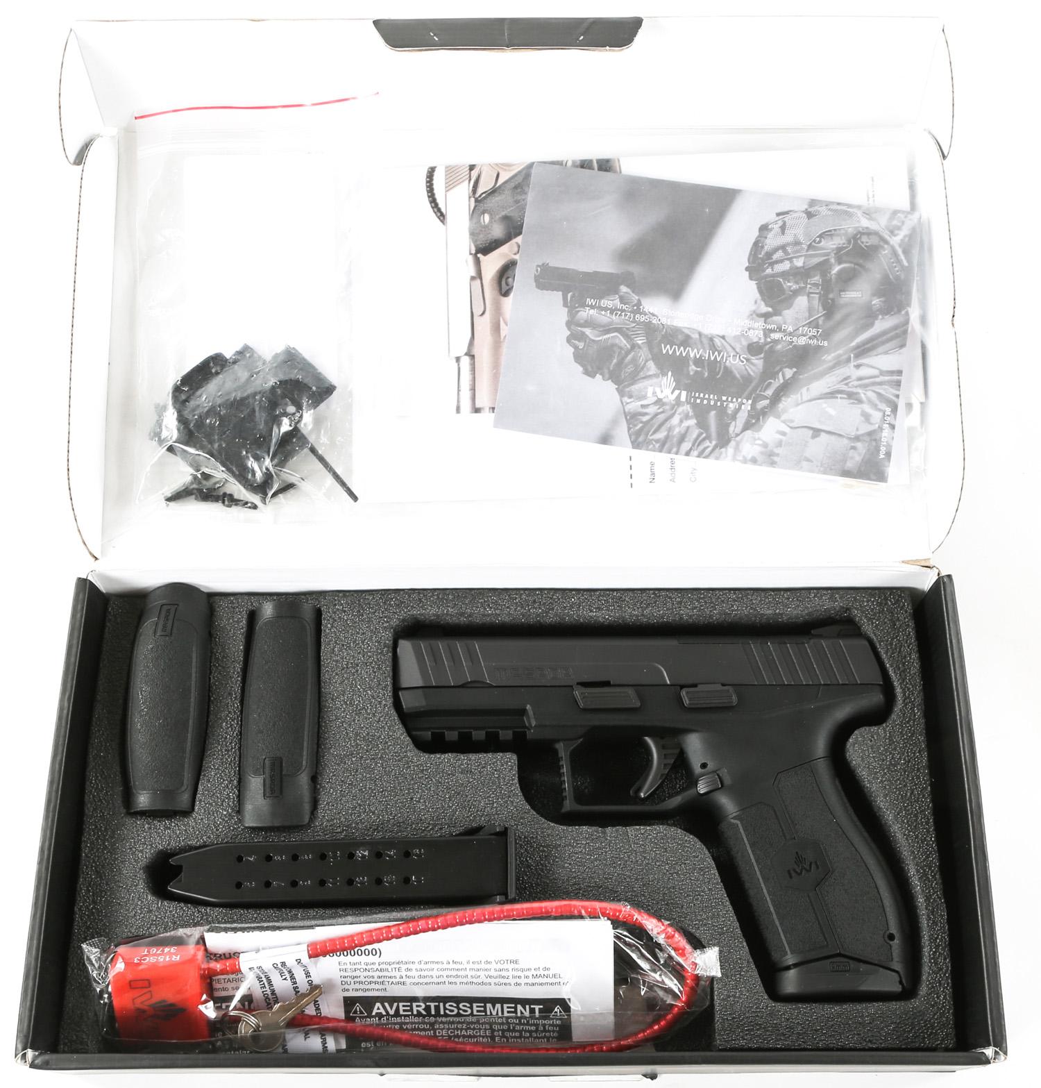IWI MODEL MASADA 9x19mm SEMI AUTOMATIC PISTOL