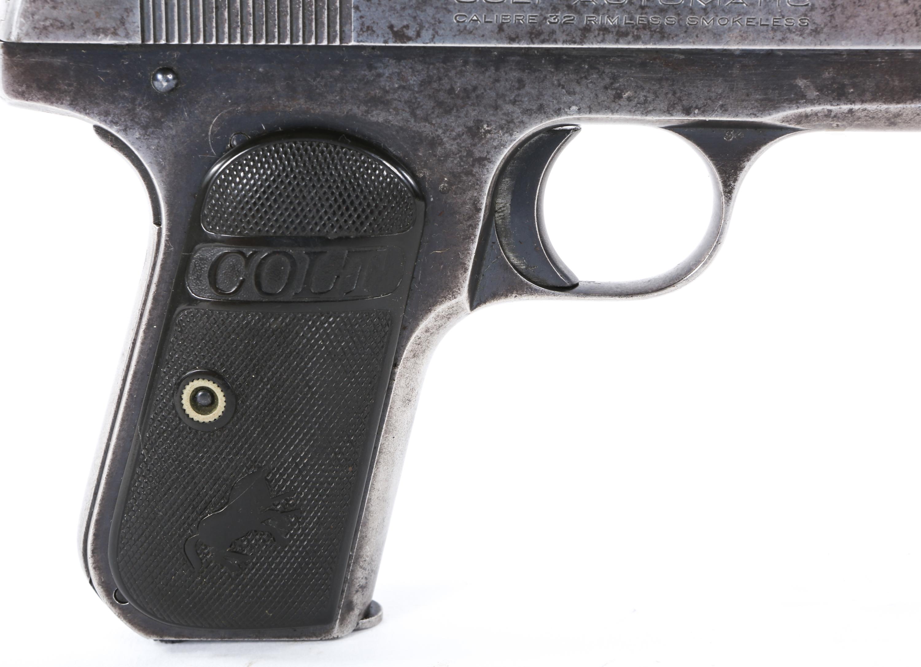 1925 COLT M1903 POCKET HAMMERLESS .32 ACP PISTOL
