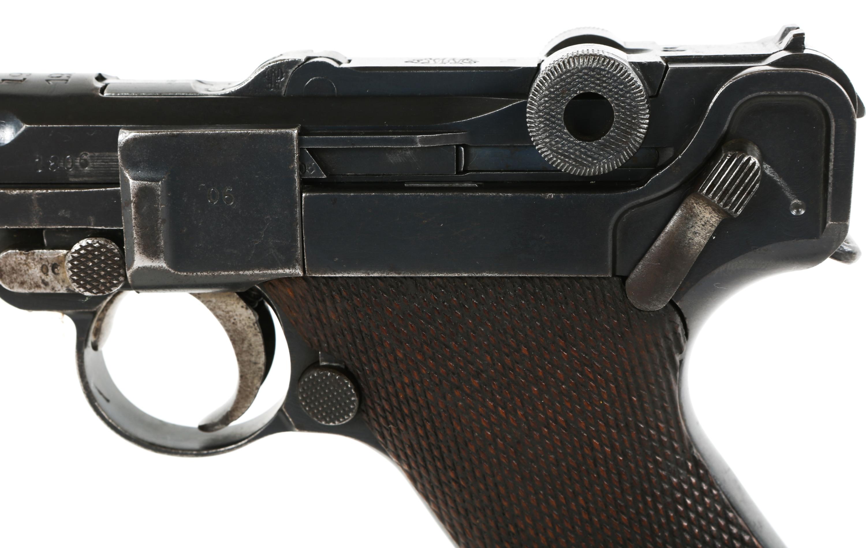 1921 WWI GERMAN DWM MODEL P.08 LUGER 9mm PISTOL