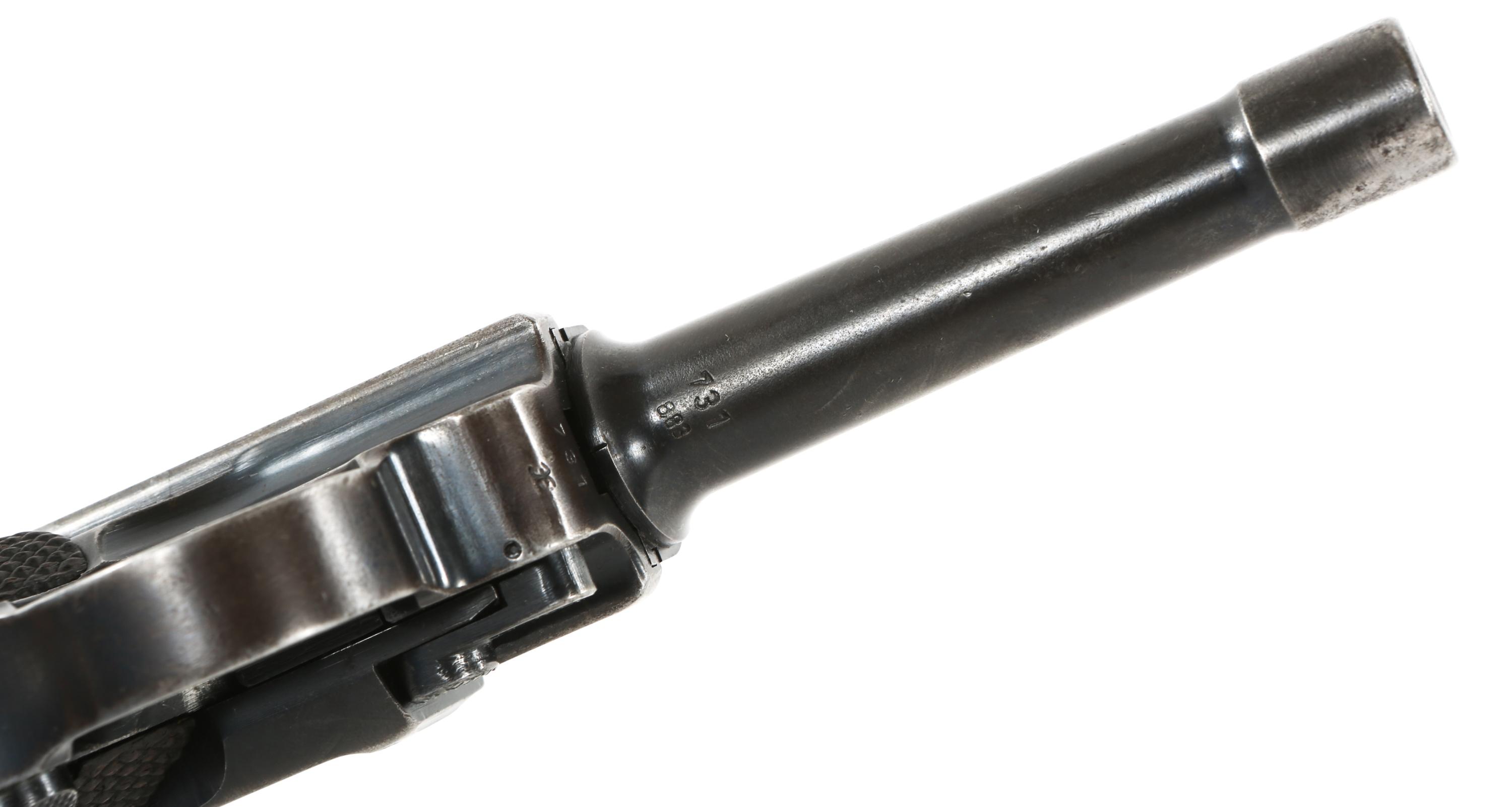 1941 WWII GERMAN MAUSER byf P08 LUGER 9mm PISTOL