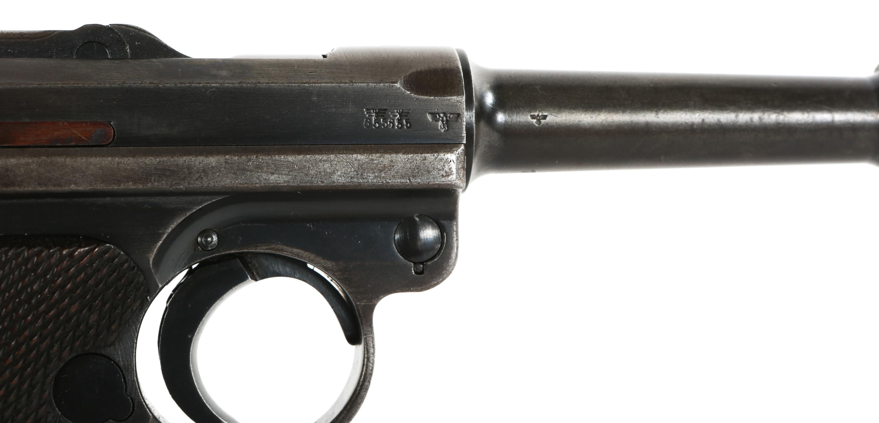 1941 WWII GERMAN MAUSER byf P08 LUGER 9mm PISTOL
