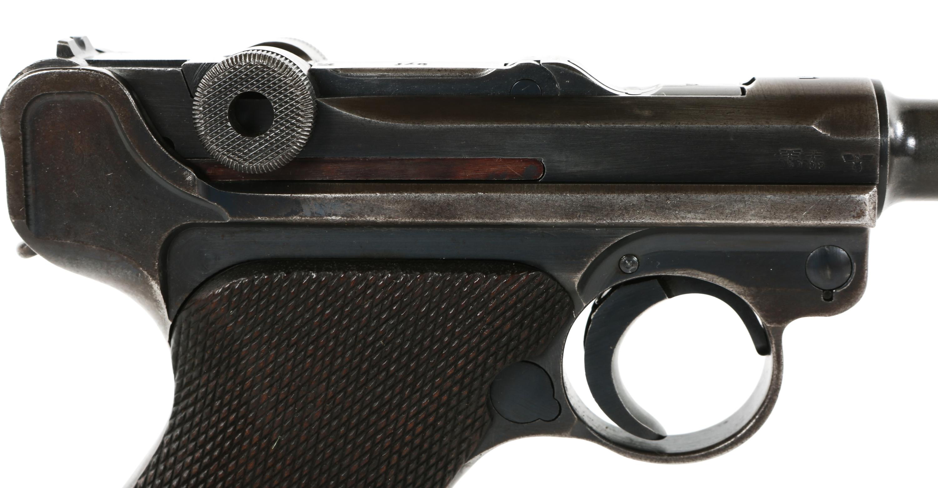 1941 WWII GERMAN MAUSER byf P08 LUGER 9mm PISTOL