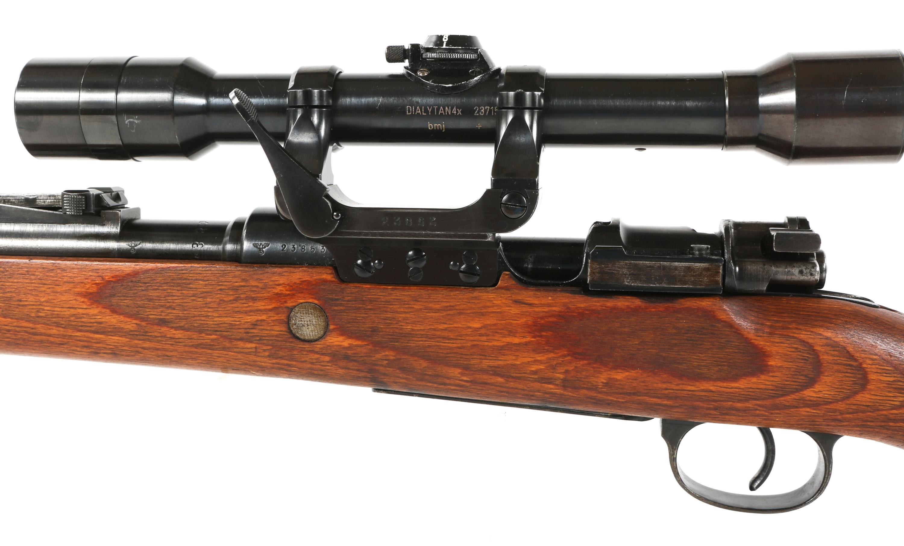 1943 WWII GERMAN MAUSER byf K.98 SNIPER RIFLE
