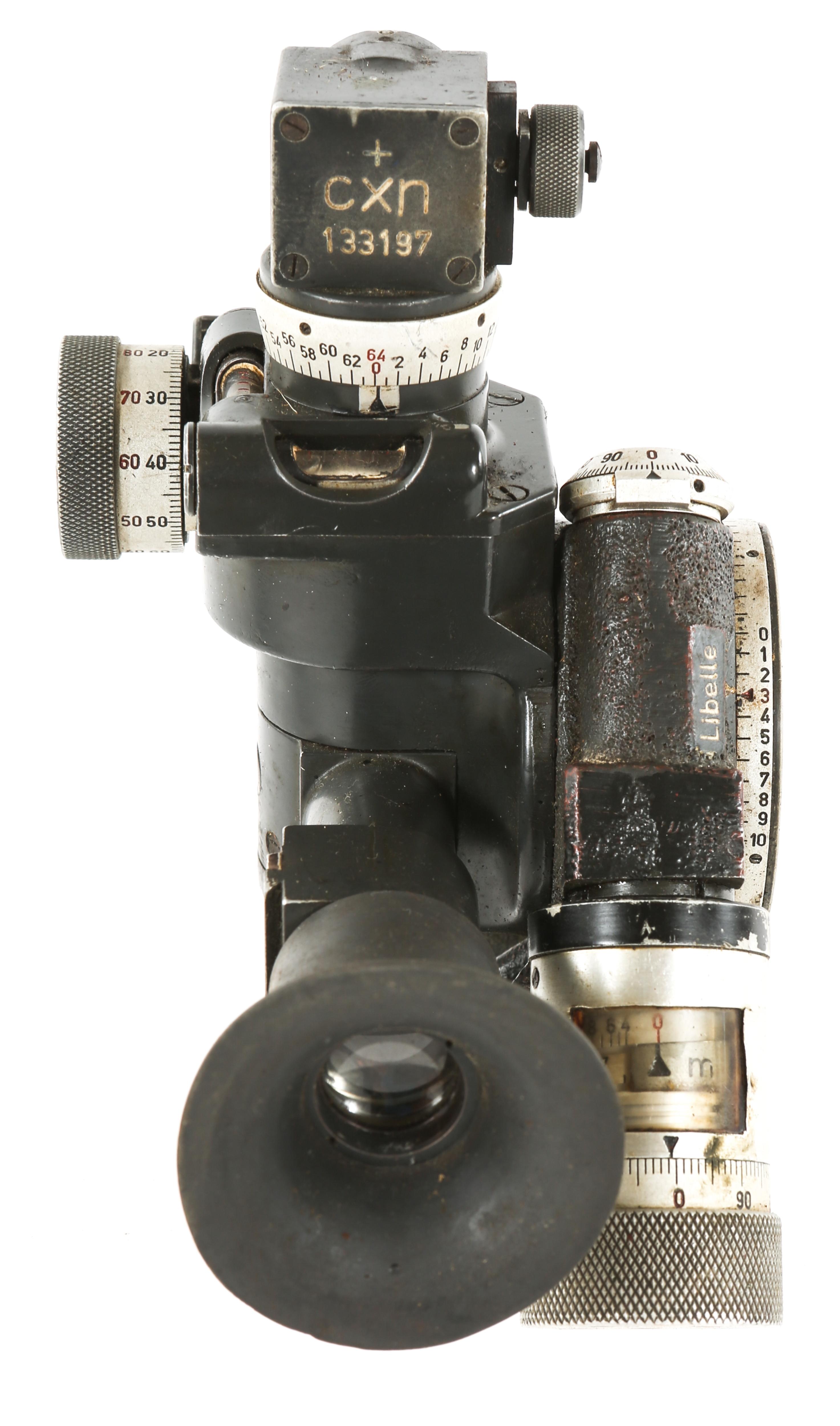 WWII GERMAN BUSCH A-G M.G. Z.40 SCOPE WITH CASE