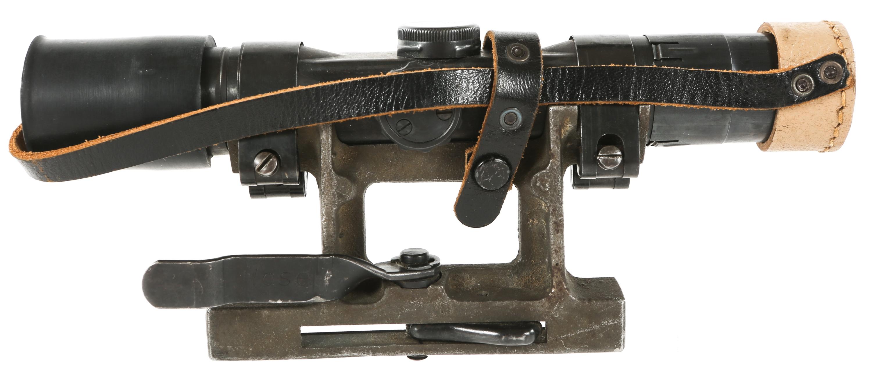 WWII GERMAN Gw ZF 4 MOUNTED SNIPER RIFLE SCOPE
