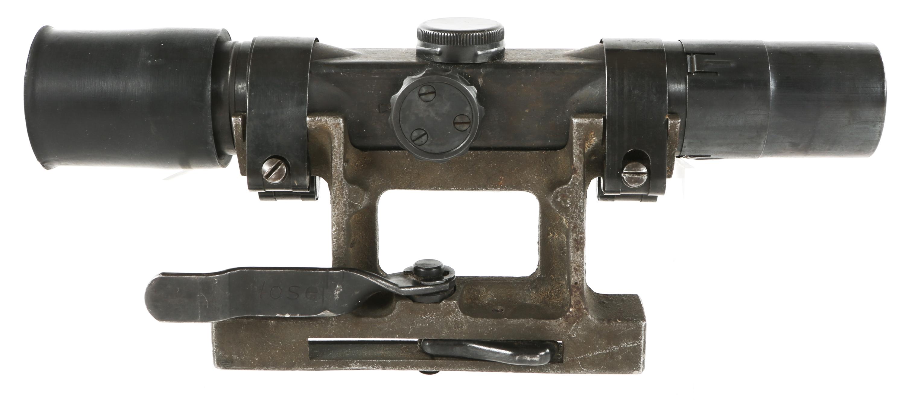 WWII GERMAN Gw ZF 4 MOUNTED SNIPER RIFLE SCOPE
