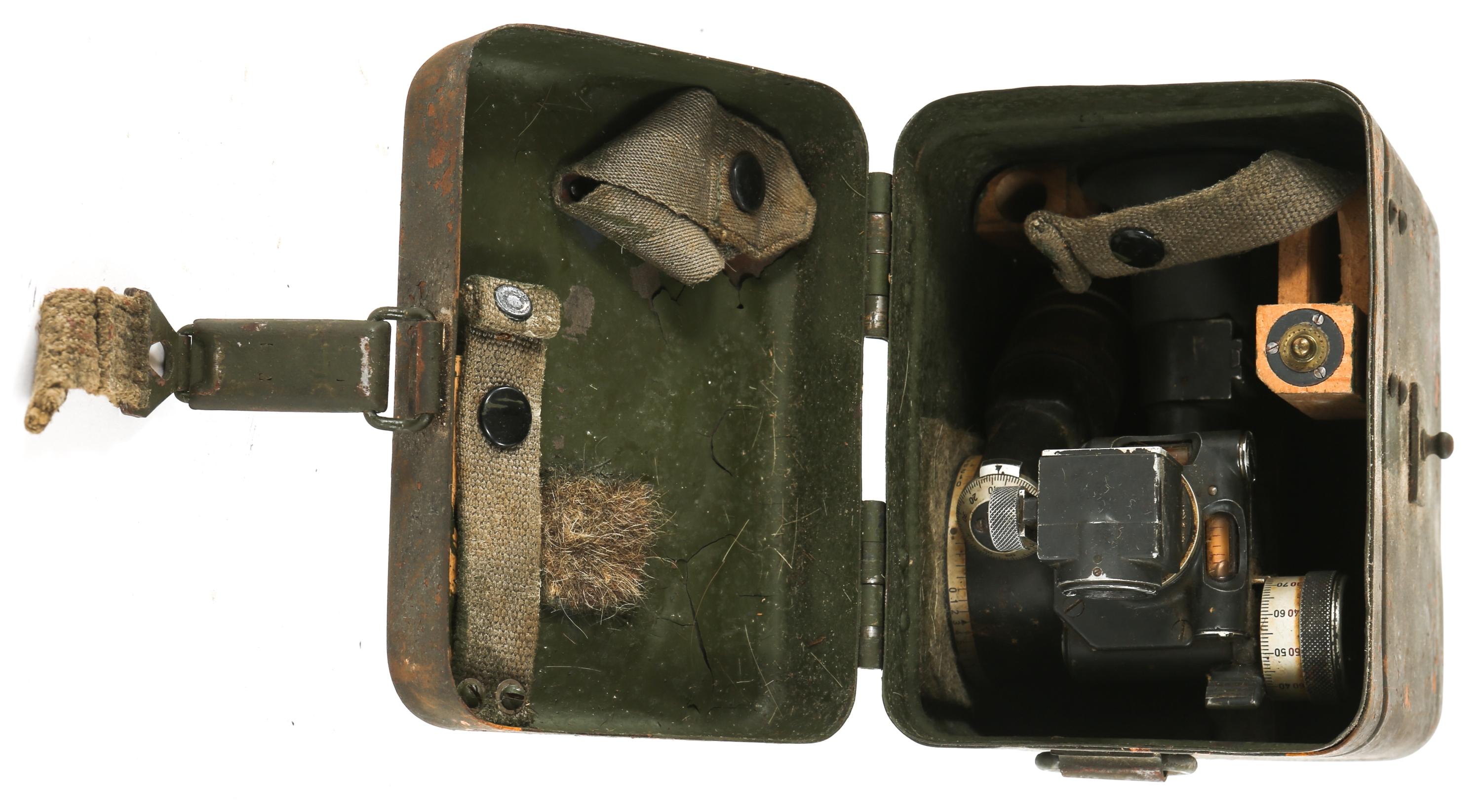 WWII GERMAN VOIGTLANDER M.G. Z.40 SCOPE WITH CASE