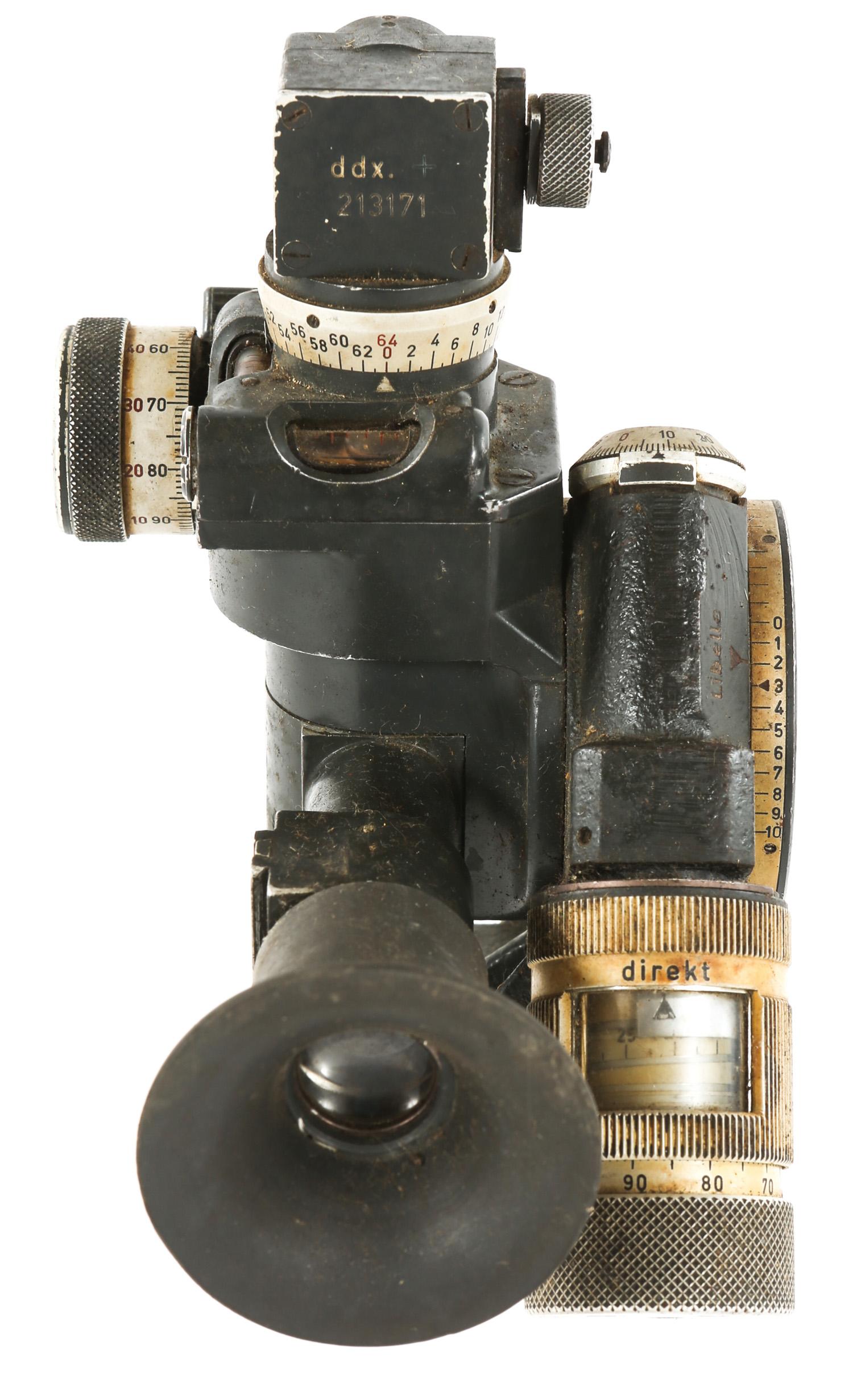 WWII GERMAN VOIGTLANDER M.G. Z.40 SCOPE WITH CASE