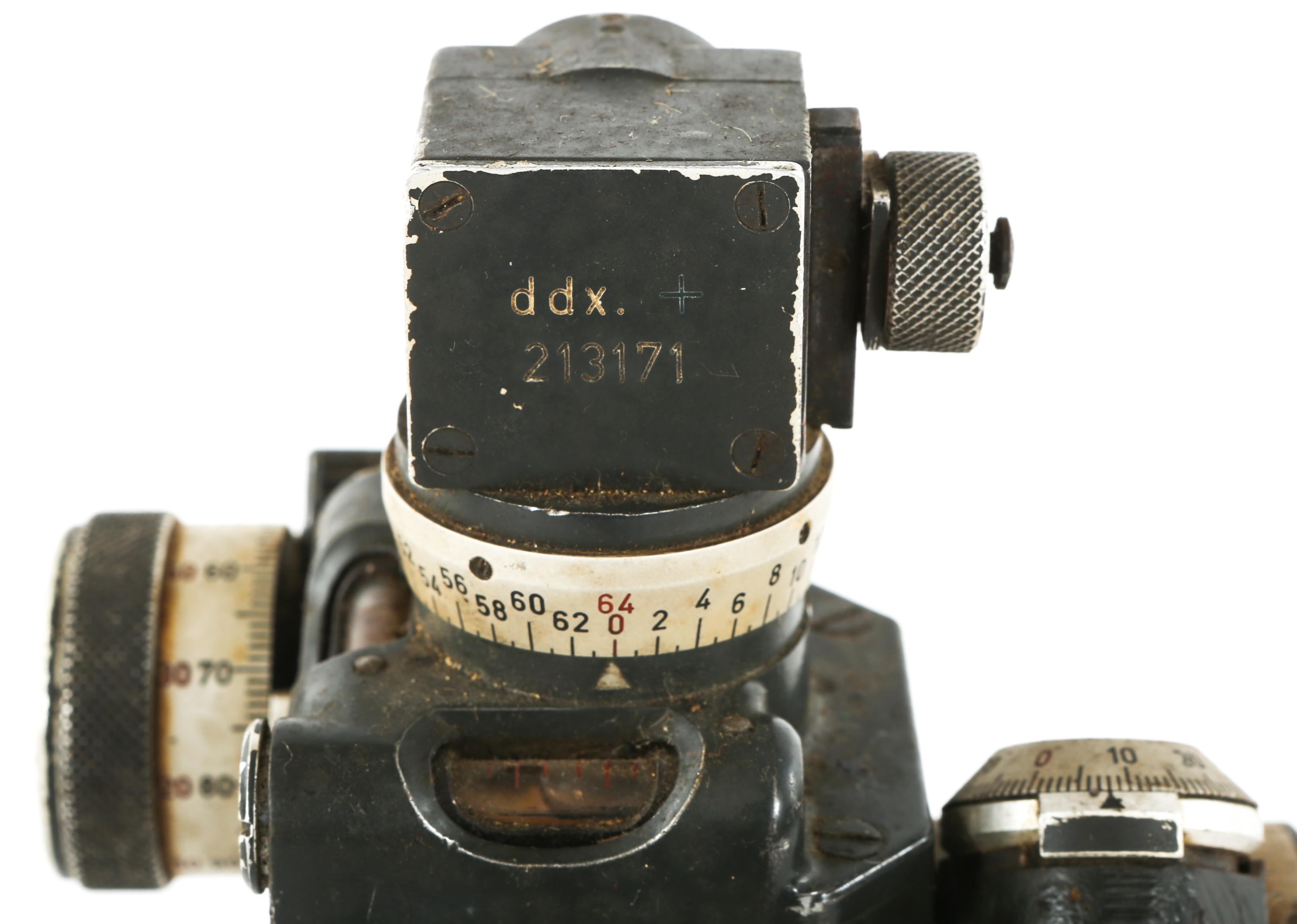 WWII GERMAN VOIGTLANDER M.G. Z.40 SCOPE WITH CASE