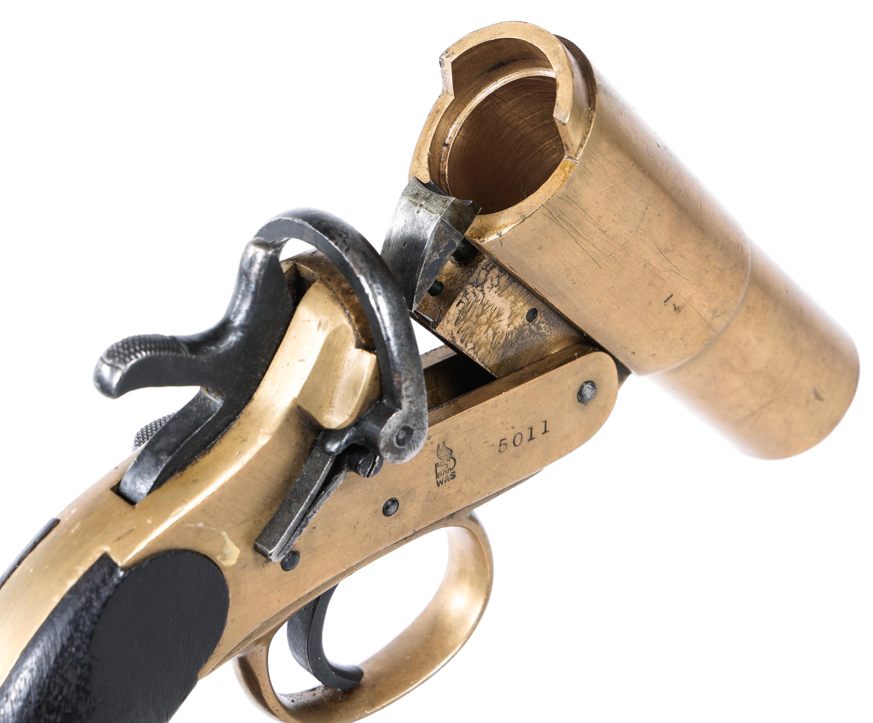 1915 WWI WEBLEY & SCOTT NO.1 MK.III* FLARE PISTOL