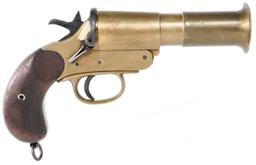 WWI BRITISH NO.1 MK.III* FLARE PISTOL WITH HOLSTER