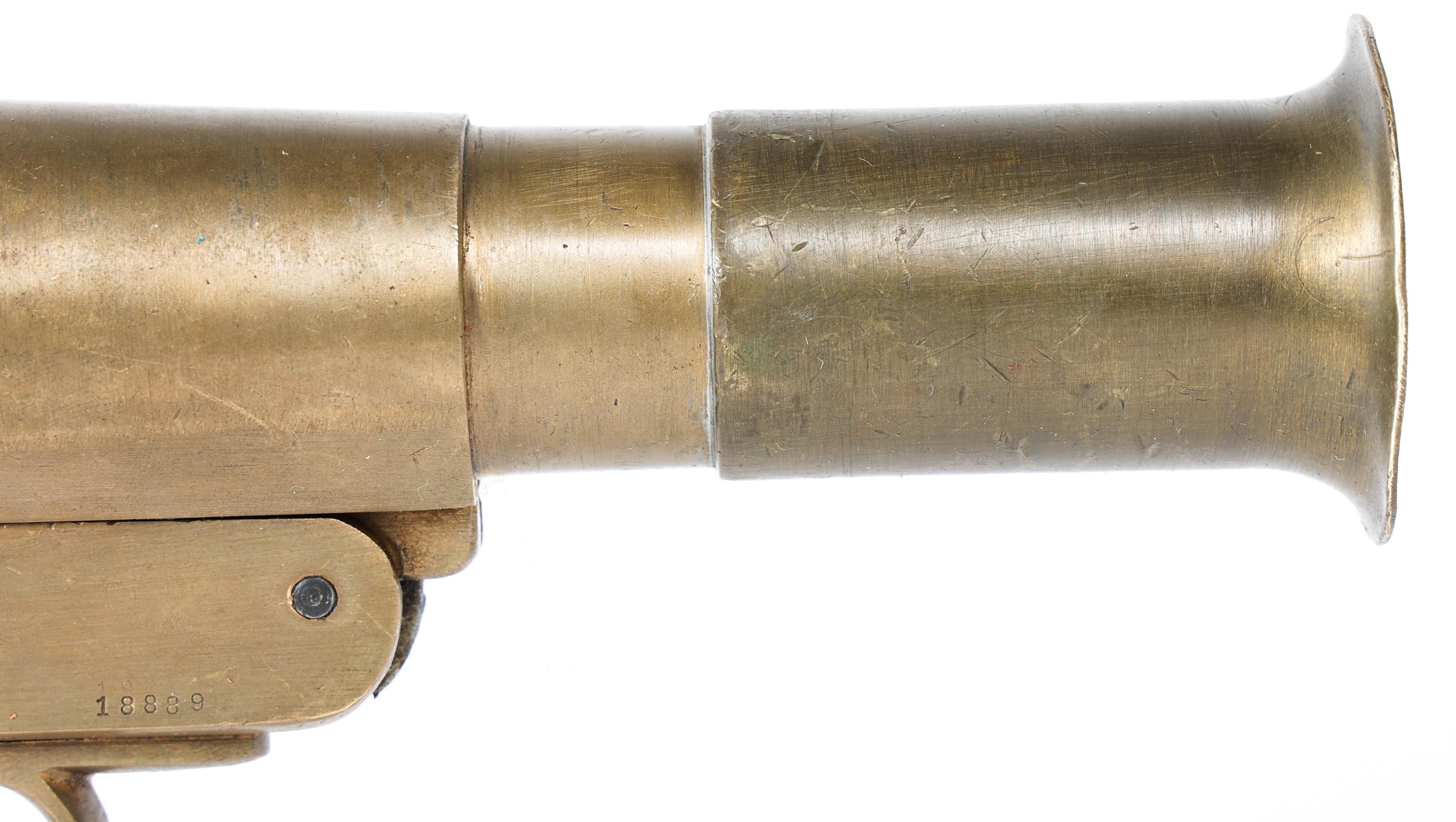 WWI BRITISH NO.1 MK.III* FLARE PISTOL WITH HOLSTER