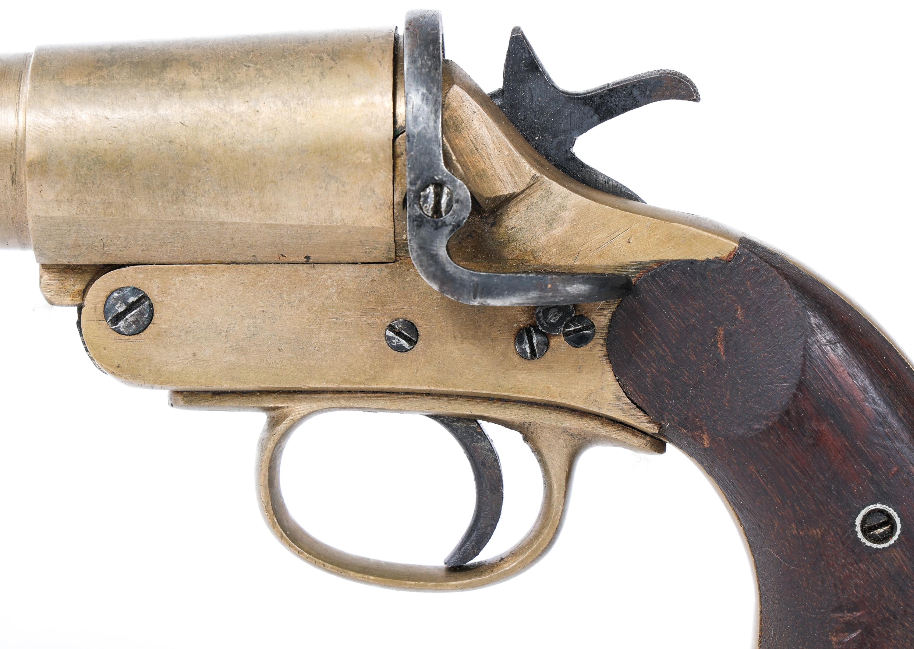 WWI BRITISH NO.1 MK.III* FLARE PISTOL WITH HOLSTER