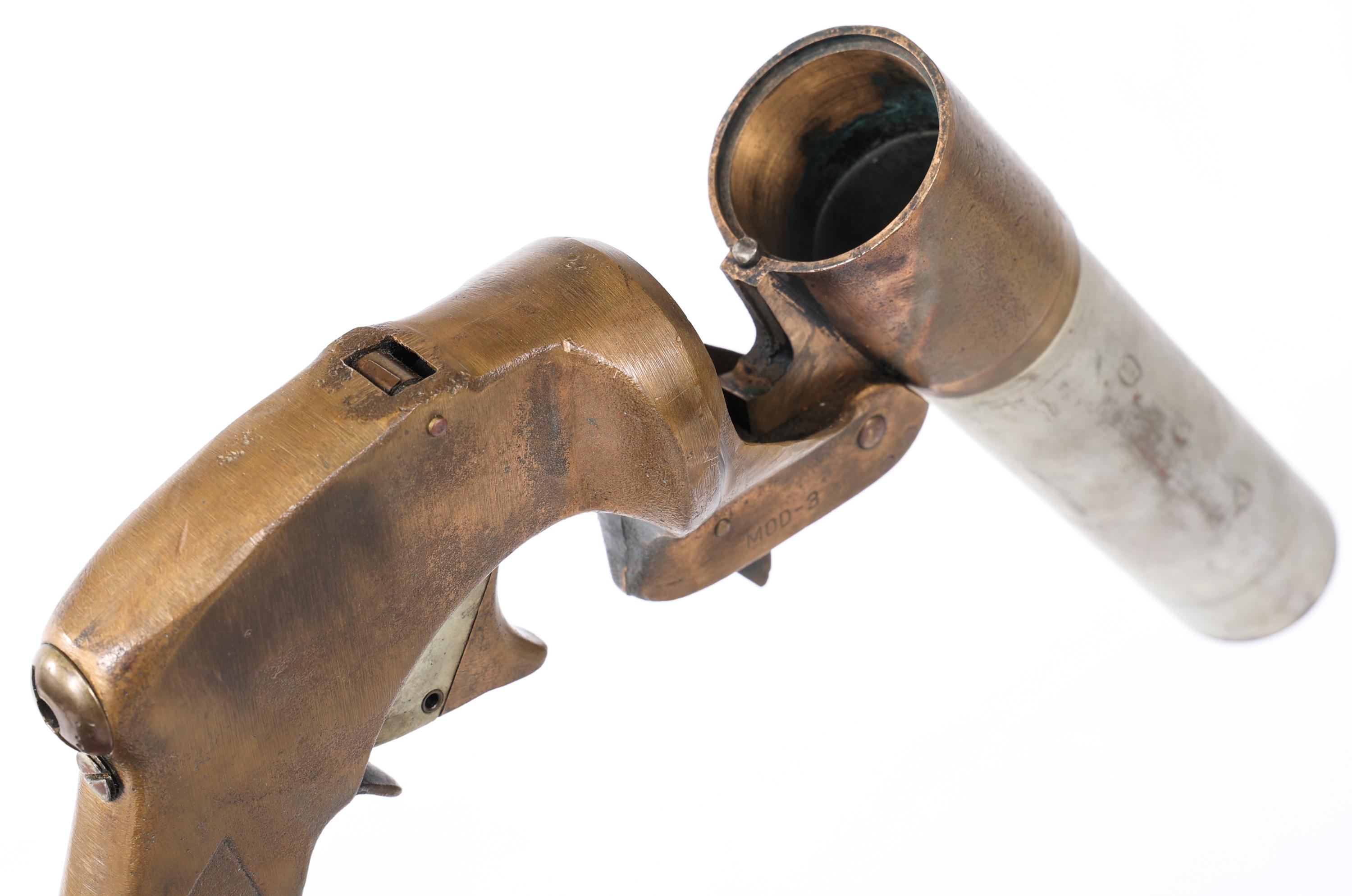 WWII US COLUMBIA MODEL 3 37mm FLARE PISTOL