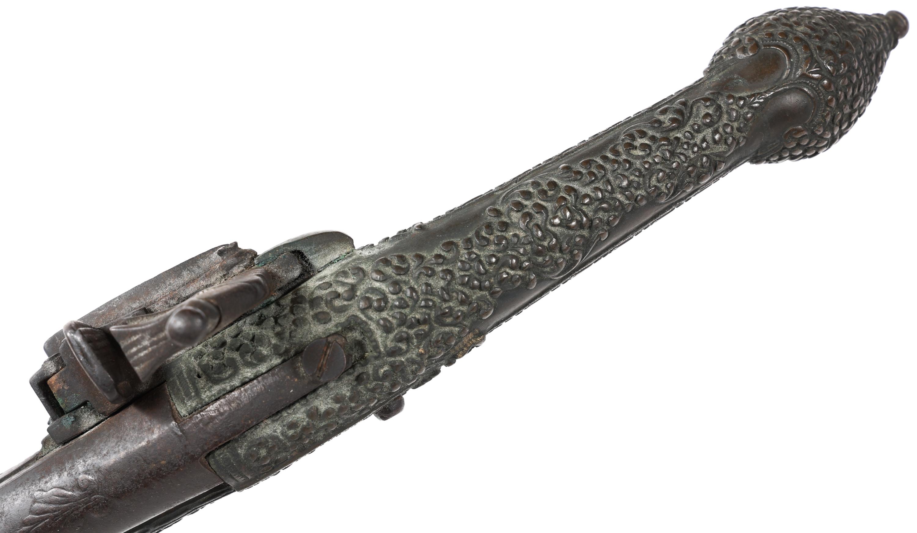 PAIR OF 18TH C. ALBANIAN MIQUELET PISTOLS