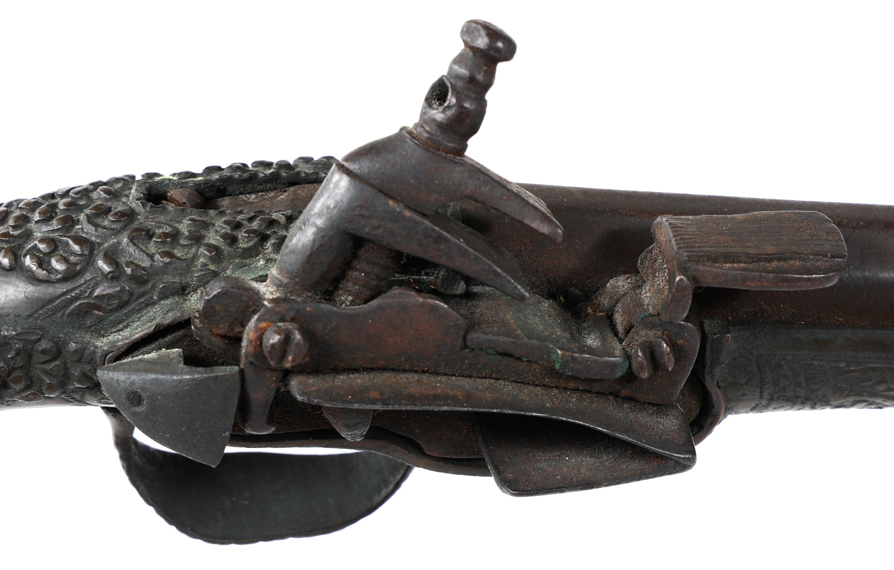 PAIR OF 18TH C. ALBANIAN MIQUELET PISTOLS