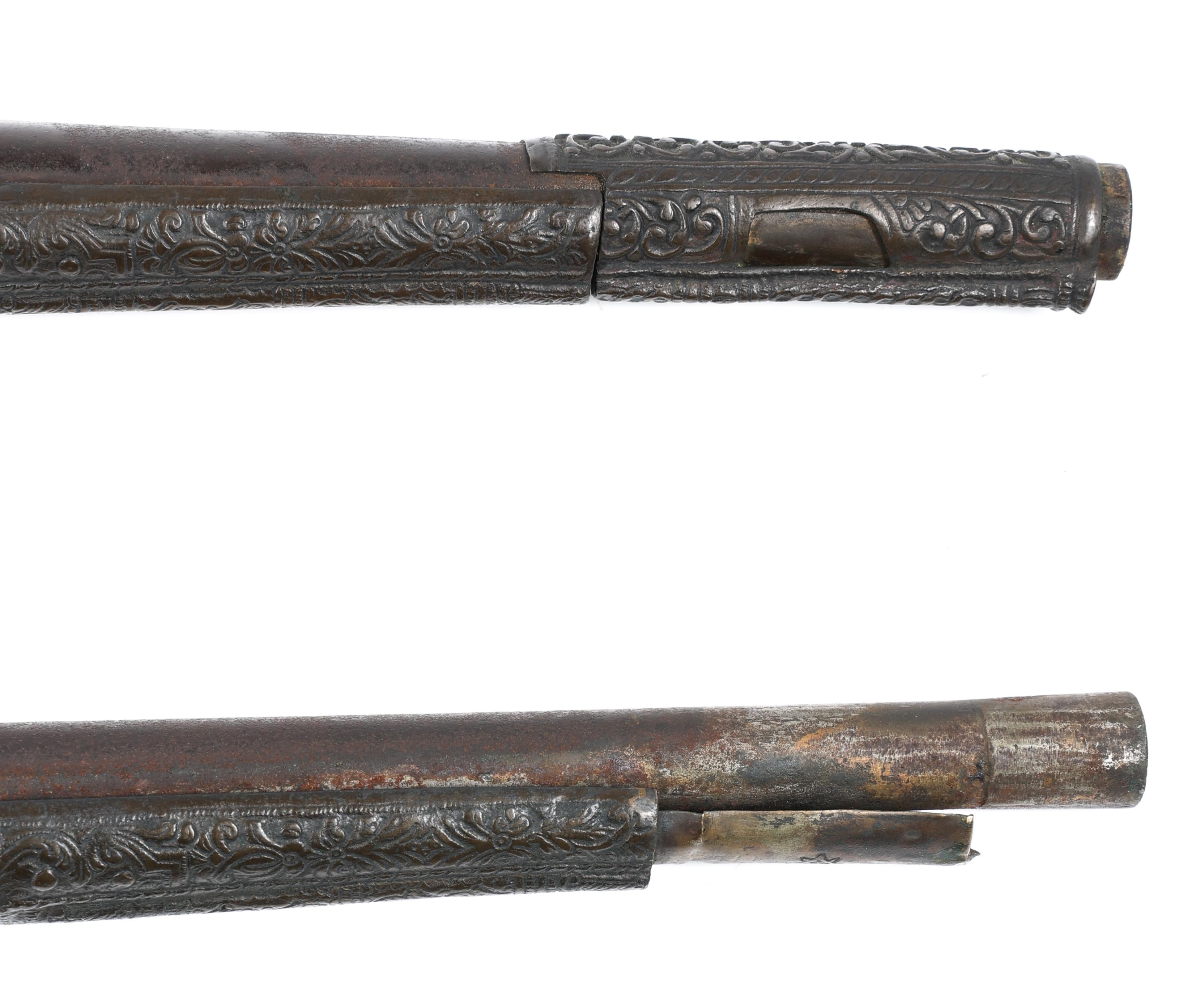 PAIR OF 18TH C. ALBANIAN MIQUELET PISTOLS