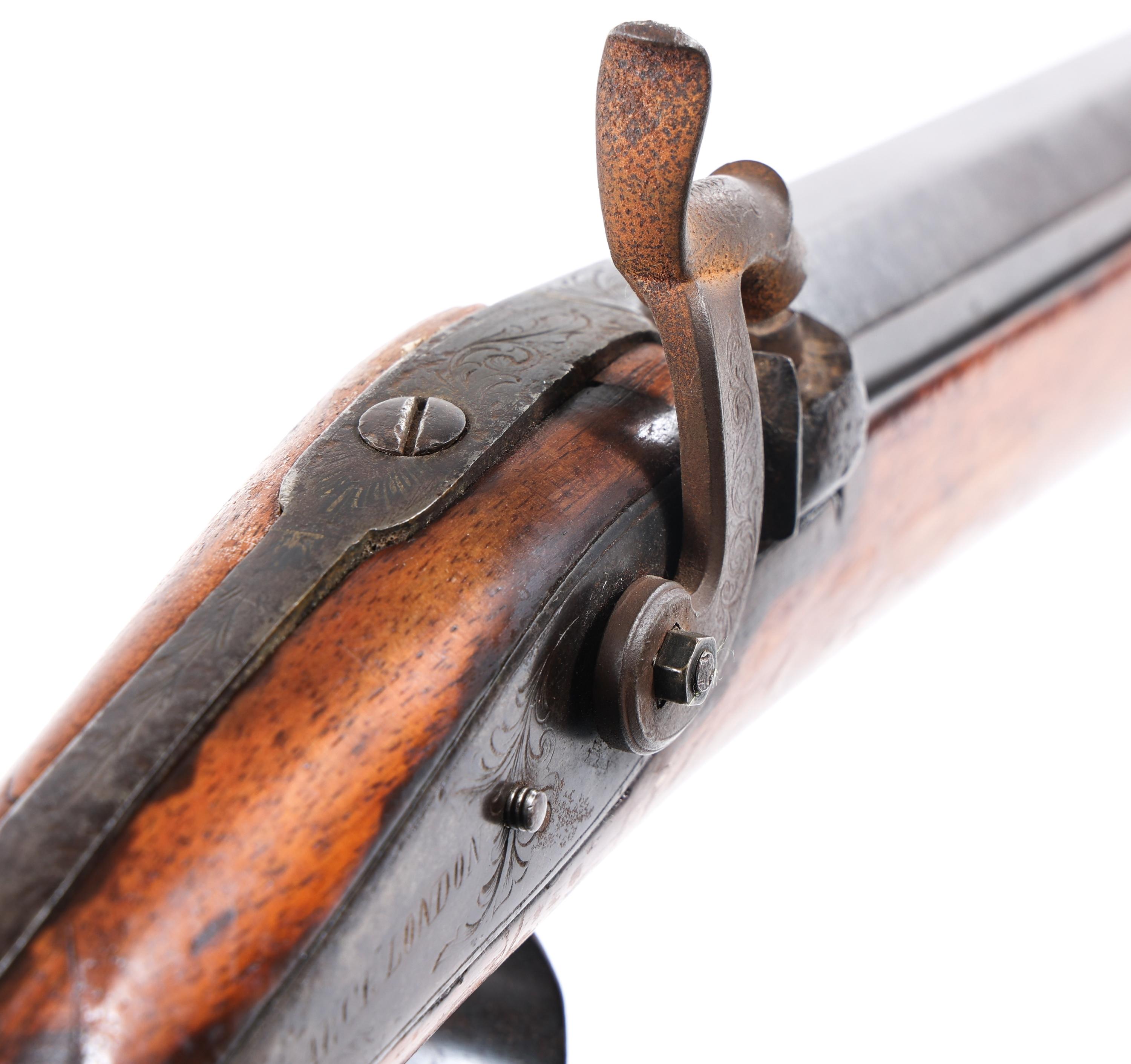 CLARCK LONDON 12 GAUGE PERCUSSION SHOTGUN
