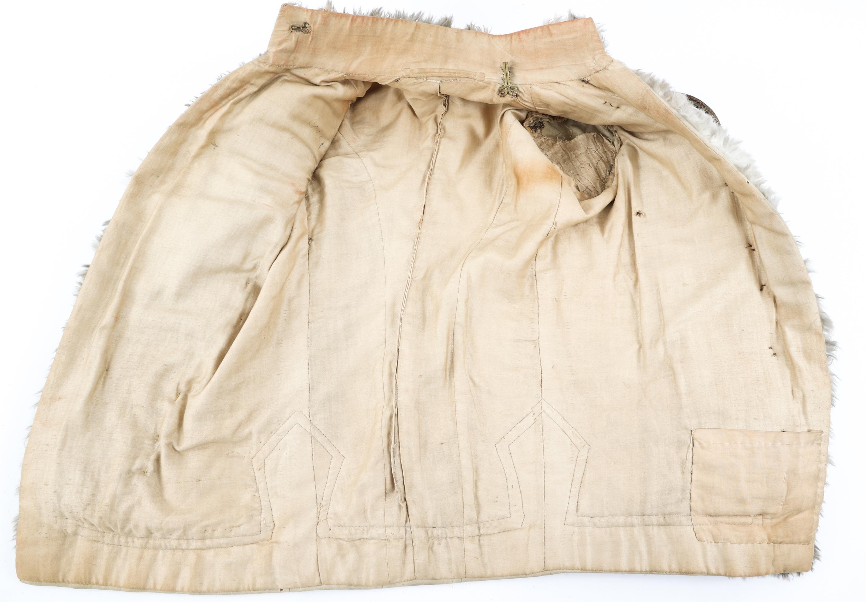 19th C. BRITISH HUSSAR OFFICER PELISSE JACKET