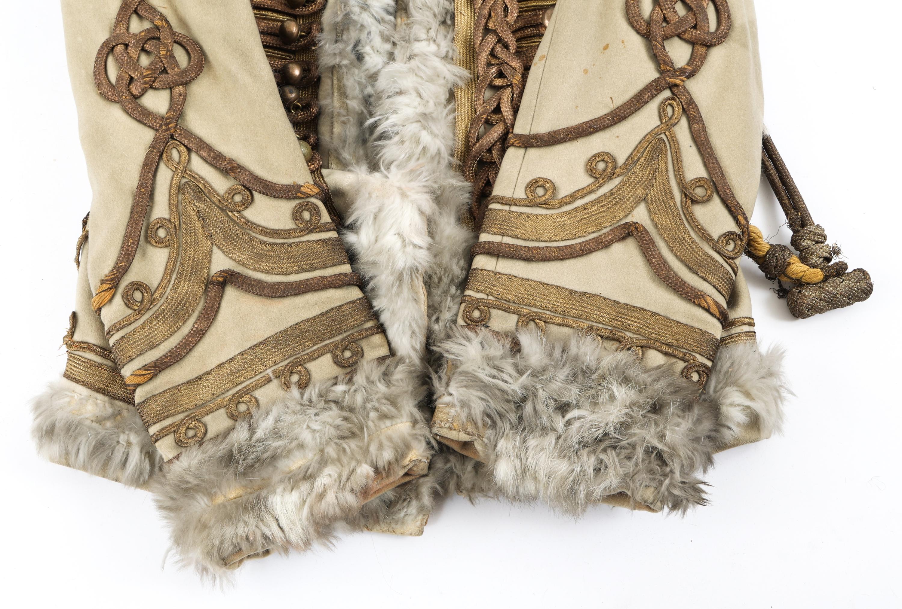 19th C. BRITISH HUSSAR OFFICER PELISSE JACKET
