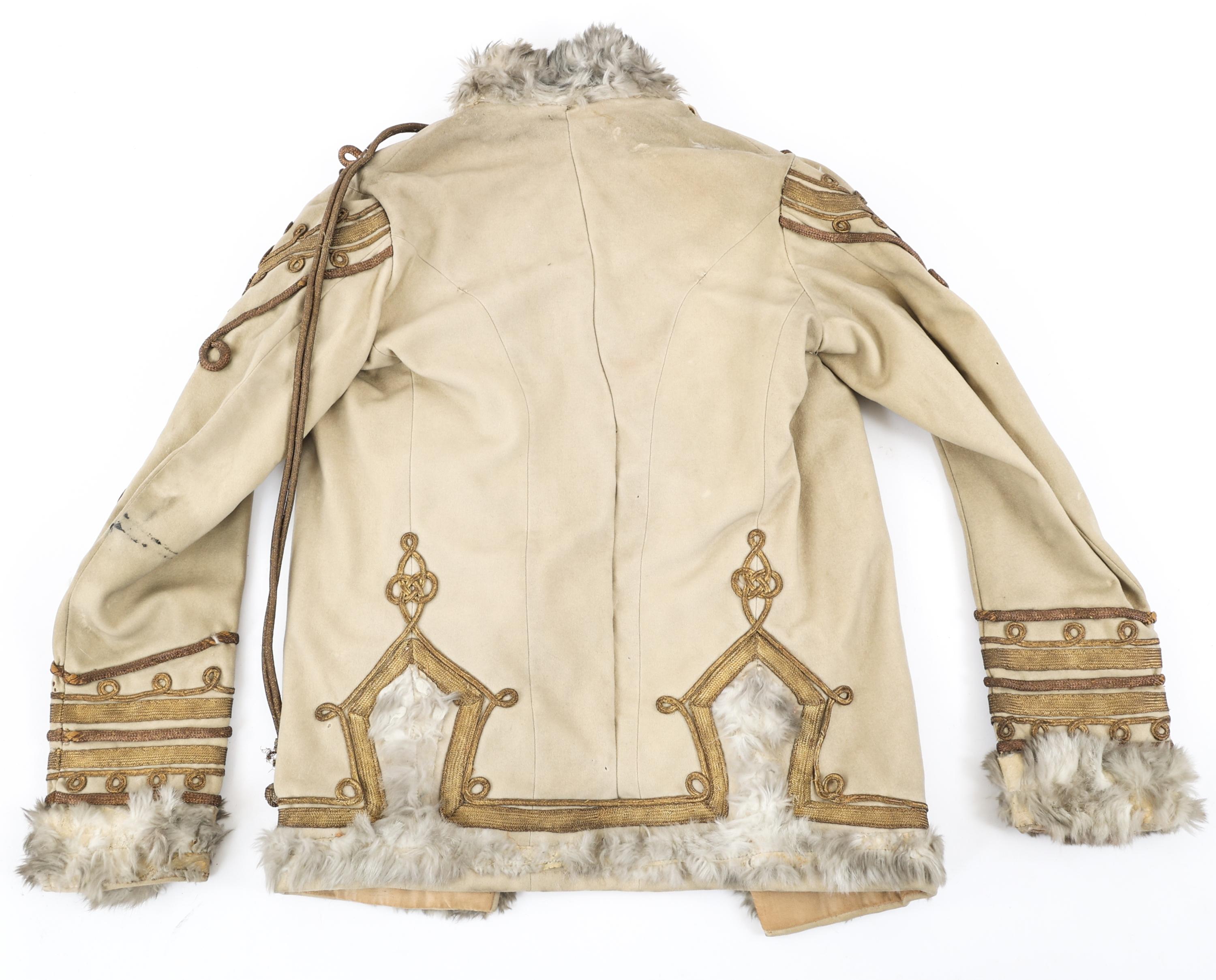 19th C. BRITISH HUSSAR OFFICER PELISSE JACKET