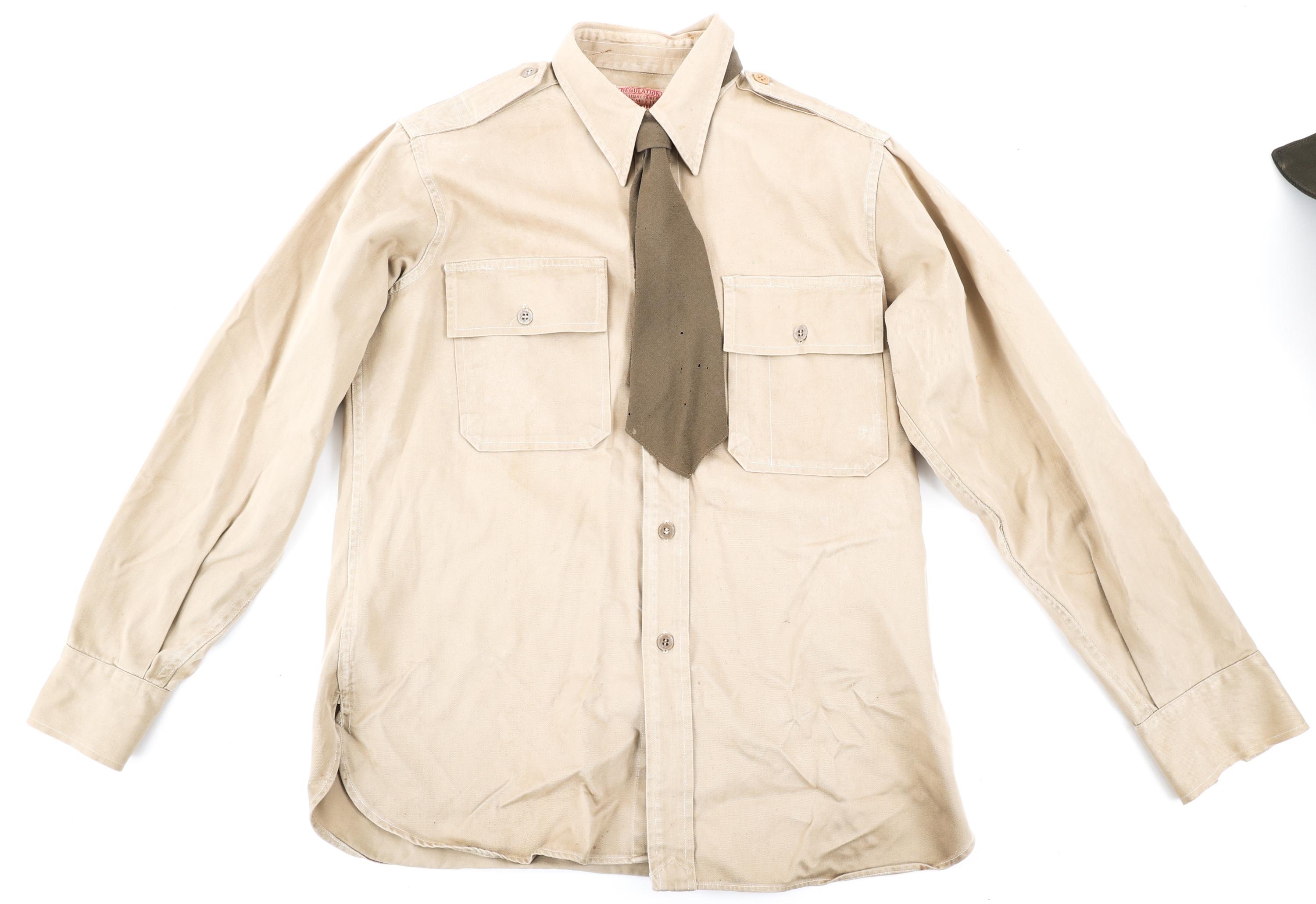 WWII US ARMY 4th ARMORED DIV OFFICER NAMED UNIFORM
