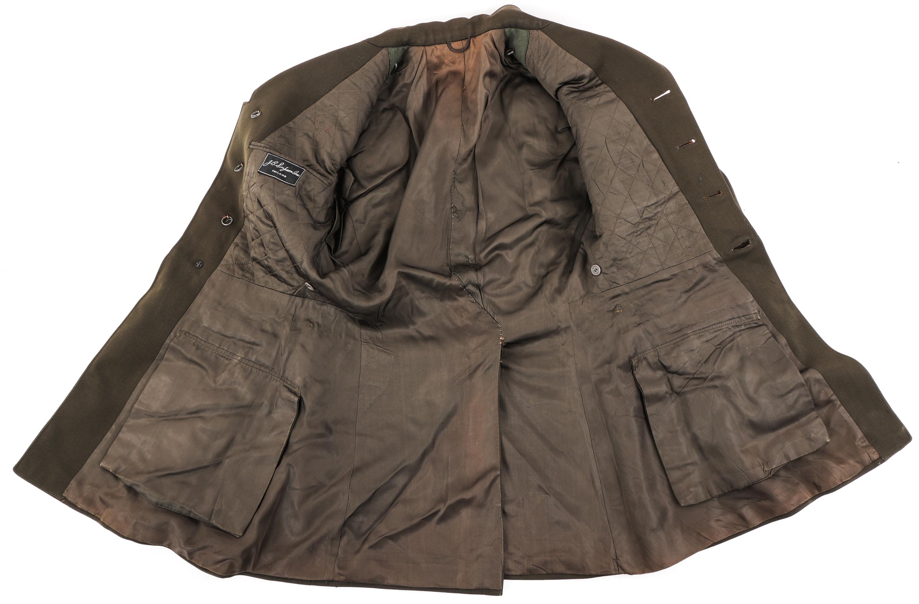 WWII US ARMY 4th ARMORED DIV OFFICER NAMED UNIFORM