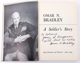 A SOLDIER'S STORY OMAR BRADLEY HAND SIGNED BOOK